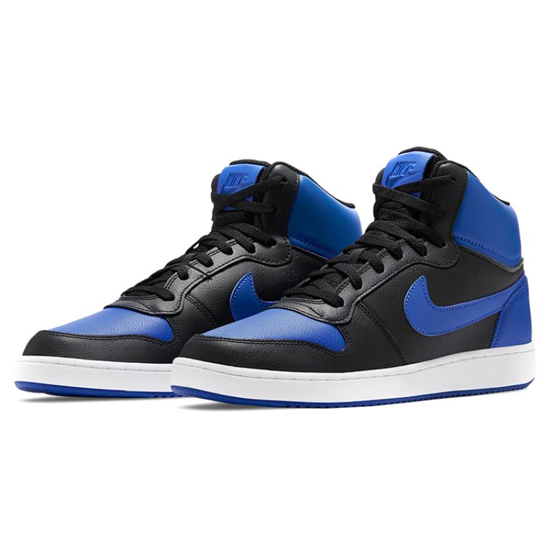 Nike Ebernon Mid Black Game Royal  Sneakers  AQ1773-001