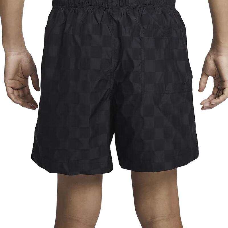 Nike SS24 Brand Logo Comfortable Trendy Woven Casual Shorts Men Shorts Black FN3099-010
