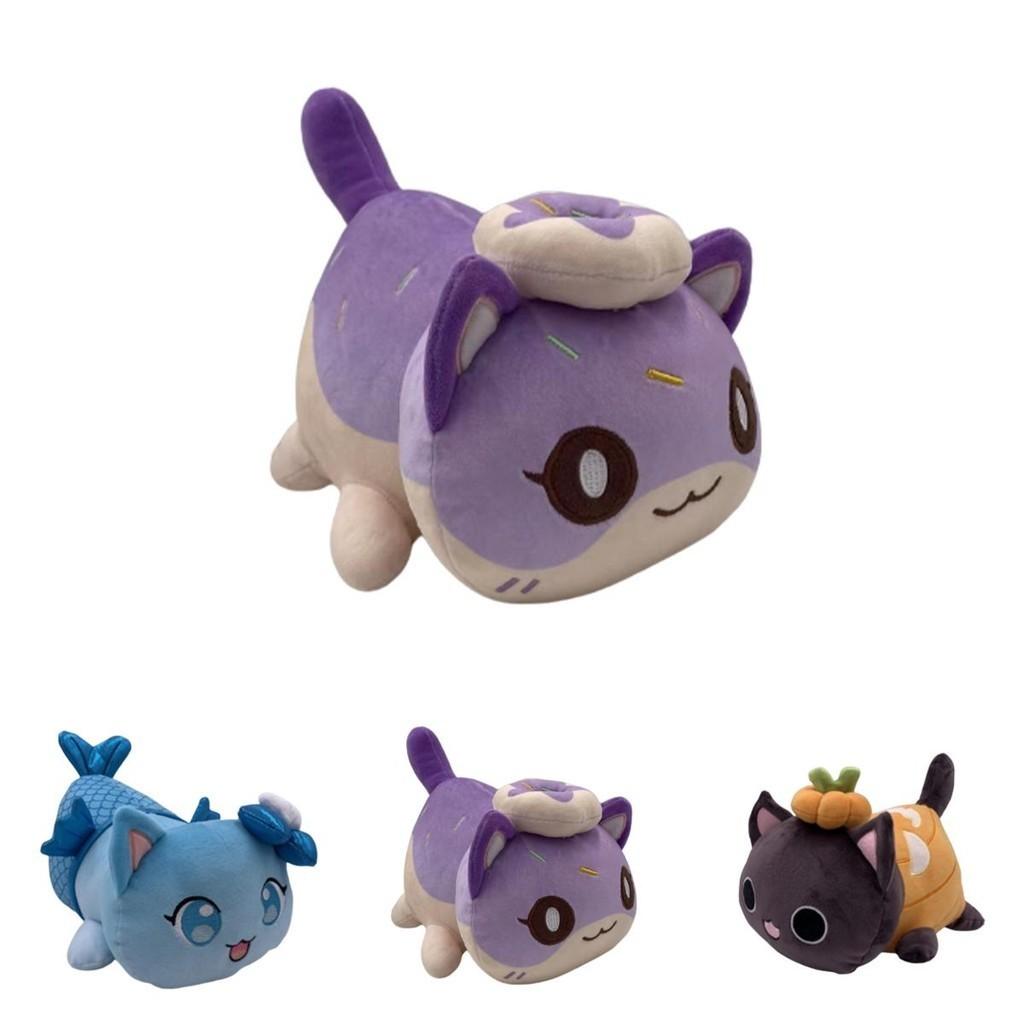 Meemeow Aphmau Cat Plush Toy Stuffed Animal Doll Xmas Gift For Kids