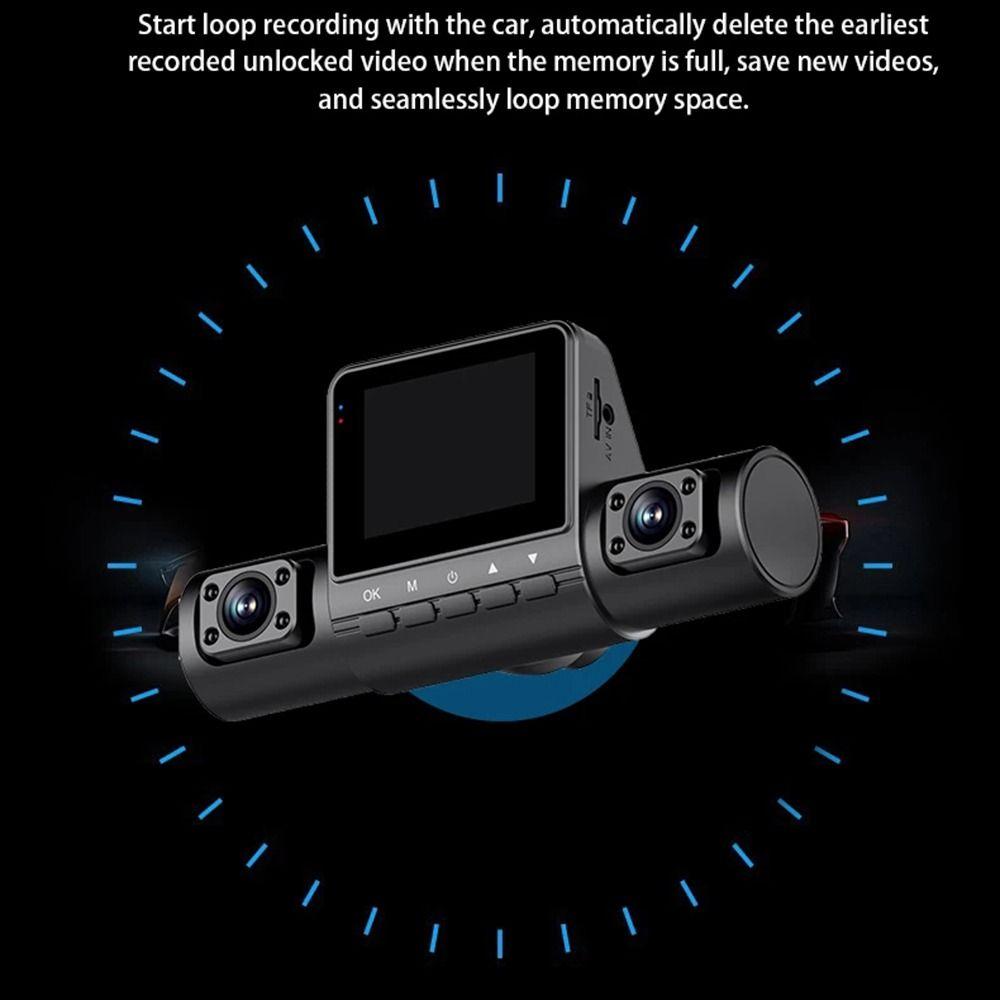Front/ Rear/ Left/Right Car Night Vision Tachograph Quad-record HD 1080P Driving Recorder  Inside