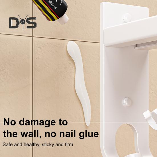 Kitchen Rotating Hooks for Utensils 10 Claw Cooking Utensil Rack for Spoons Pot Rags 360 Degrees Rotation Wall-Mounted Hanger Holder