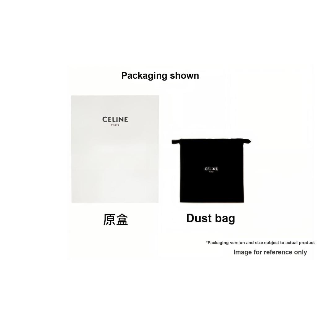 Celine Triomphe Monogram Canvas Passport Holder Men accessories Black Brown 4M3432AK1-04BT