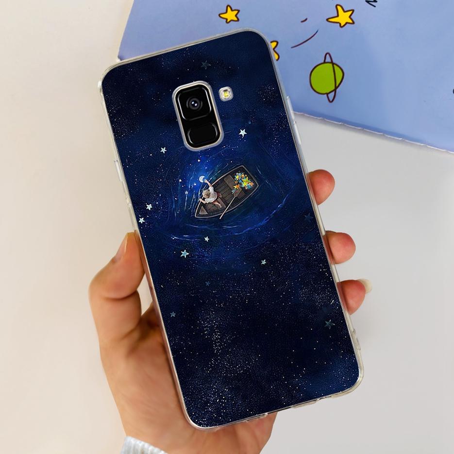 For Samsung Galaxy A8 2018 Case SM-A530F New Fashion Painted Cover Soft Silicone Phone Case For Samsung A8 Plus A8+ A730F Bumper
