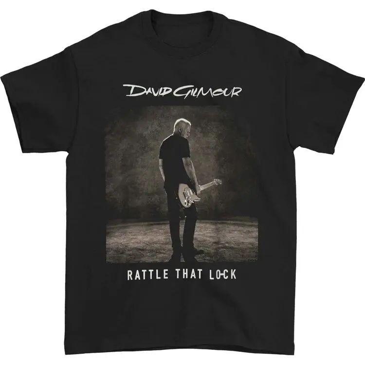 Rock Vintage Shortsleeved David Gilmour Pink Floyd Guitarist Gilmour Printed Tshirt Print Casual Loose Tshirts Unisex S