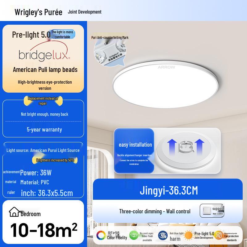 Marken-Deckenleuchte - Vielseitig für Flur, Gang, Küche, Badezimmer, Schlafzimmer oder Balkon