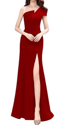 JINZUOMA Mermaid Long Party Evening Elegant Formal Side Perfect for and Parties Women's Dress, Dress, Dress, Dress, Slimming, Sexy, Slit, Weddings,