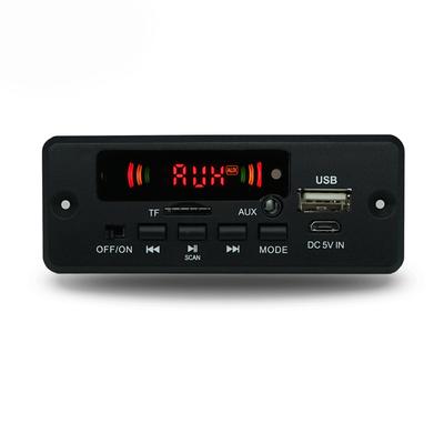 Handsfree Bluetooth 5.0 MP3 Player Decoder Board 2 X 3W Music Speaker Car FM Radio Module TF USB AUX Audio Car Handsfree 12V/36V