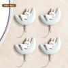 Adorable Cute Rabbit Creative New Hook, Bohemian Dopamine Color Clothes Hook, Clothes and Hat Hook, Bedroom Porch Bathroom Decoration