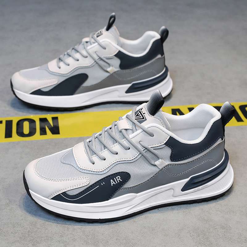 Summer men's shoes 2025 new versatile men's breathable mesh running sneakers trendy casual dad shoes