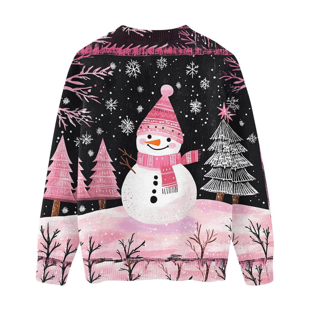 Christmas Day Sweatshirts For Children Boys And Girls Knit Sweater Cute Shirt Fall Crewneck Pullover Tops