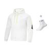 Li-Ning Training Series Hooded Jacket 'White Black' Men's AFDT411-5