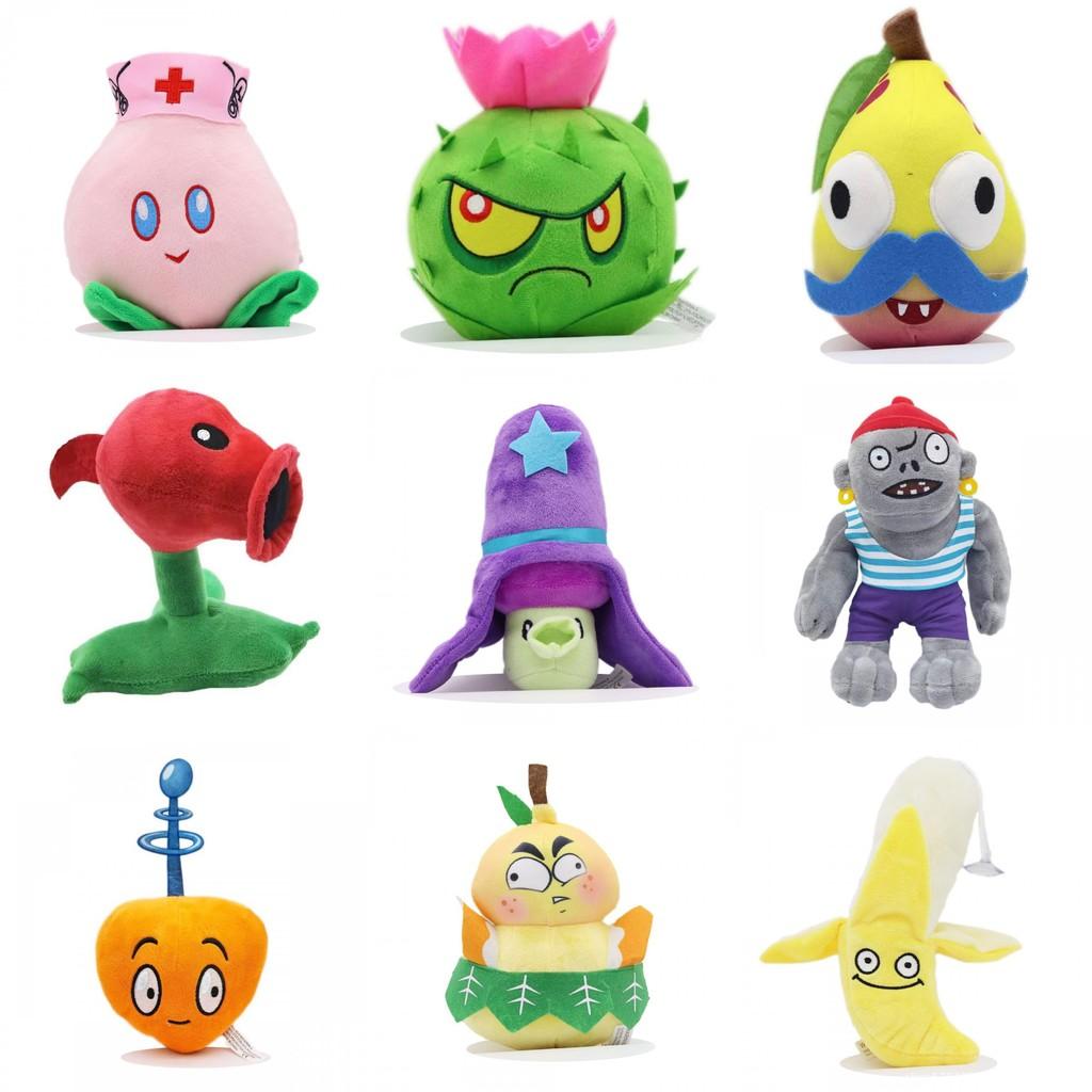 Plants Vs Zombies Plush Toy Set With Pp Cotton Filling For Kids Birthday Gift