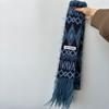 New Korean Version Ins Warm Retro Scarf Women's Autumn and Winter Versatile Fashion Student High-end Knitted Small Scarf