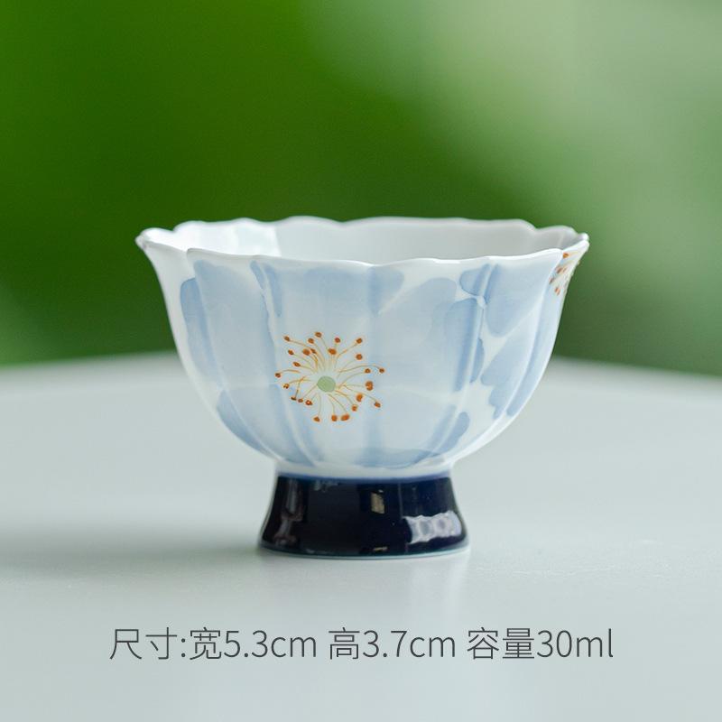 

Pure Hand Painted Teacup White Porcelain Jade Tea Cup Ceramic Cups Chinese Porcelain Jingdezhen Cup Gift Unique Tea Bowl Gift 1pcs