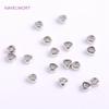 Trendy 18K Gold Plated Brass Triangular Beads Smooth Spacer Beads Supplies For Jewellery Making DIY Handmade Crafts Wholesale