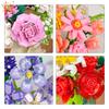 Non-Toxic Moc Flower Model Building Block Set Diy Eternal Bouquet Bricks Kit Toy For Children Home Desk Decoration Xmas Gift