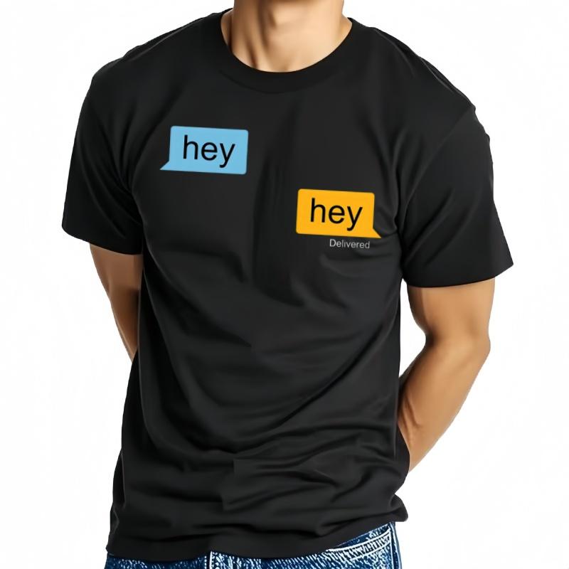 T-shirt For Men Large Size Streetwear Hey Grindr T-shirt Custom Design Sweat Ro