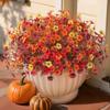 Fall Decor Eucalyptus Flower Bouquet DIY Floral Simulated Violet Bouquet  Valentine's Day Gift