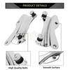 Motorrad 4-Punkt-Docking-Hardware-Kit Chrom für Harley Touring Road King Ultra Limited Road Glide Street Glide 2014-up
