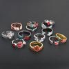 Anello Aperto Regolabile Demon Slayer - Gioielli Cosplay Personaggi Hashira Kimetsu No Yaiba Anime per Fan