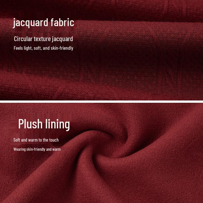 HLA Men's Winter Fleece Lined Embroidered Pullover Sweatshirt