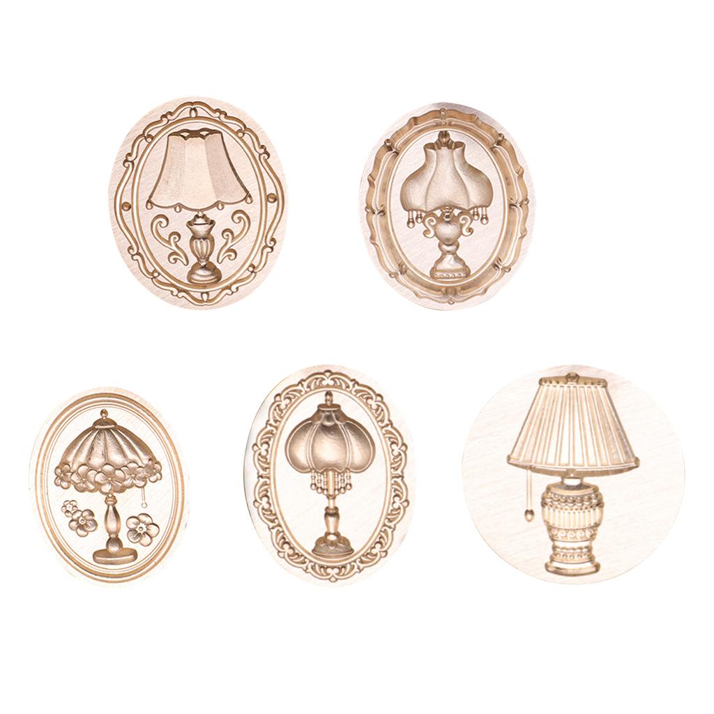 Emboss Sealing Wax Stamp Head Brass Sealing Stamp Wax Seal Stamp Head Replacement for Envelope Sealing Greeting Cards