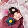 Hairpin Hair Crab Clip Plastic Plastic Shark Clip Fashion Flower Hair Claw  Female