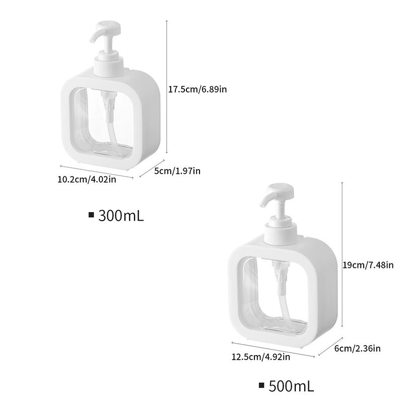 1pc Large Capacity Empty Bottle Laundry Detergent Dispensing Bottle and Shower Gel Detergent Dispensing Bottle