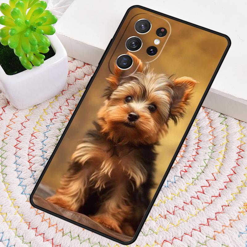Yorkshire Terrier Hund TPU Handyhülle Für Samsung Galaxy note 10 pro S26 S25 S24 S23 S22 Ultra Plus S21 FE S20 Stoßfeste Hülle