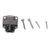RC Front Axle Cover Fit for SCX30 1Celsius30 RC Crawler Car Upgrades Parts Brass 4g Electrophoretic Black Coating