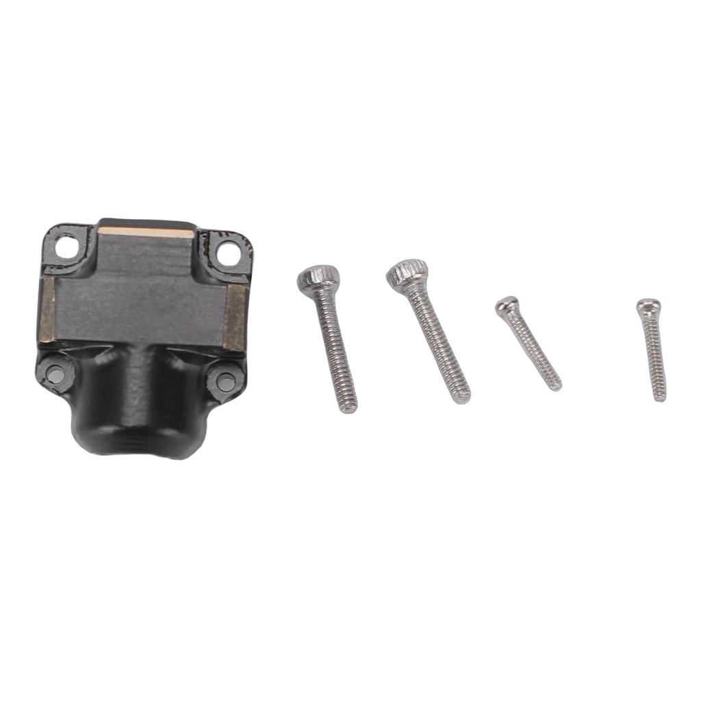RC Front Axle Cover Fit for SCX30 1Celsius30 RC Crawler Car Upgrades Parts Brass 4g Electrophoretic Black Coating