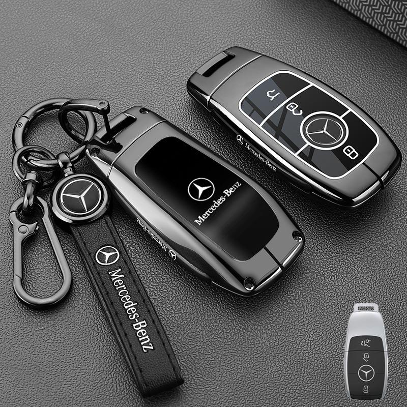 Zinc Alloy Car Key Case Cover for Mercedes Benz A E C CLA CLS G S SL GLB GLC GLA GLS GLE Class W204 W212 SLK SLC AMG Clk EQB EQC PM1