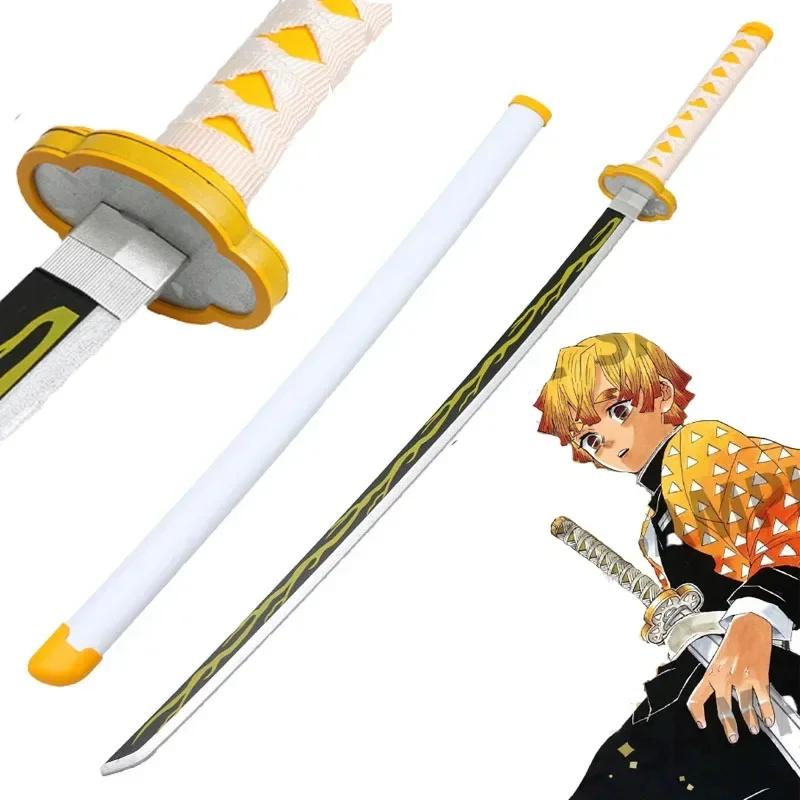 Cosplay Satoman Tanjiro Sword 41inch Anime Wood 104cm Katana Toy Model