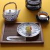 Narumi Milano Blue Teapot and Cup Set 11 Pieces Floral Design Japanese Ceramic Tea Set