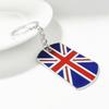 Chaveiro Único Bandeira Britânica Liga de Zinco Pingente de Chaveiro Para Chaves Carteiras Ou Mochilas Charme de Mochila da Moda