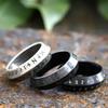 NEW Nordic Viking Letter Stainless Steel Rune Ring Simple Fashion Vintage Jewelry Gift for Men Women