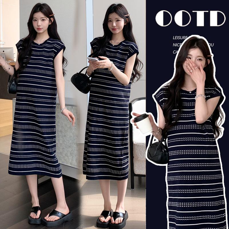 2026 Summer High-Quality Sleeveless Maternity Dress 2XL