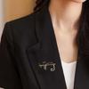 Cat Branch Brooches Cute Animal Cat Lapel Pin for Bag Clothes Coat Brooches