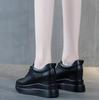 Fashion Hot quality10cm Genuine Leather Vulcanized Platform Wedge Casual Women Summer Shoes Fashion Sneakers Hollow Heels Increase Shoes