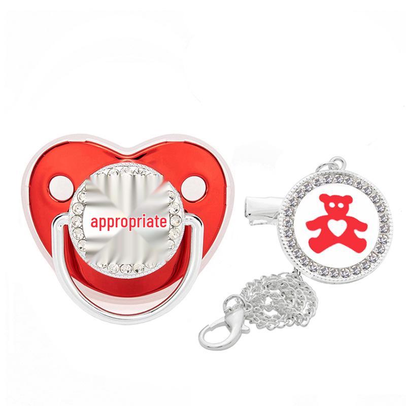 

Новая детская пустышка со стразами с пылезащитным колпачком в наличии