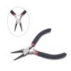 4.5 Inch Mini Small Pliers with Teeth and Pointed Nose Pliers Handmade Small Flat Mouth Pliers Jewelry Pliers Extended Toothless