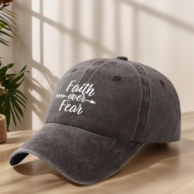 Fashionable Letter Embroidered High-quality Baseball Cap Classic Washed Retro Peaked Cap Sweat-absorbent and Breathable Hat