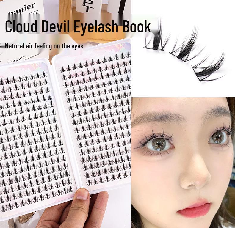 Lazy Trilogy Sunflower False Eyelashes: Pure Wild Fox Series, Little Devil & Small Flame Lower Lashes.