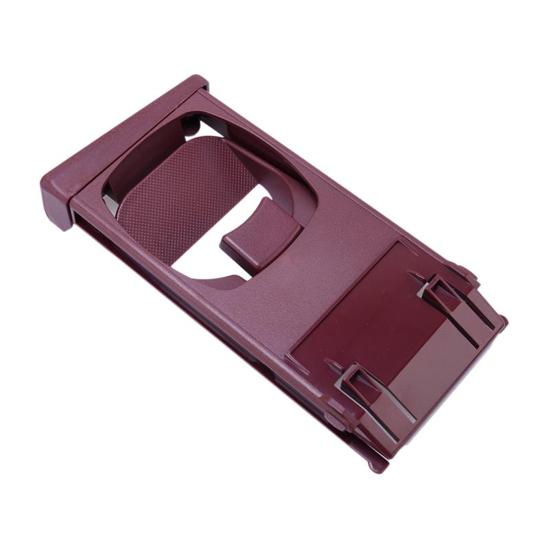 1 Pair Front Dash Cup Holder Trim Red Fit for Toyota Hilux Vigo Fotuner 2005 2006 2007 2008 2009 2010 2011 2012 2013 2014