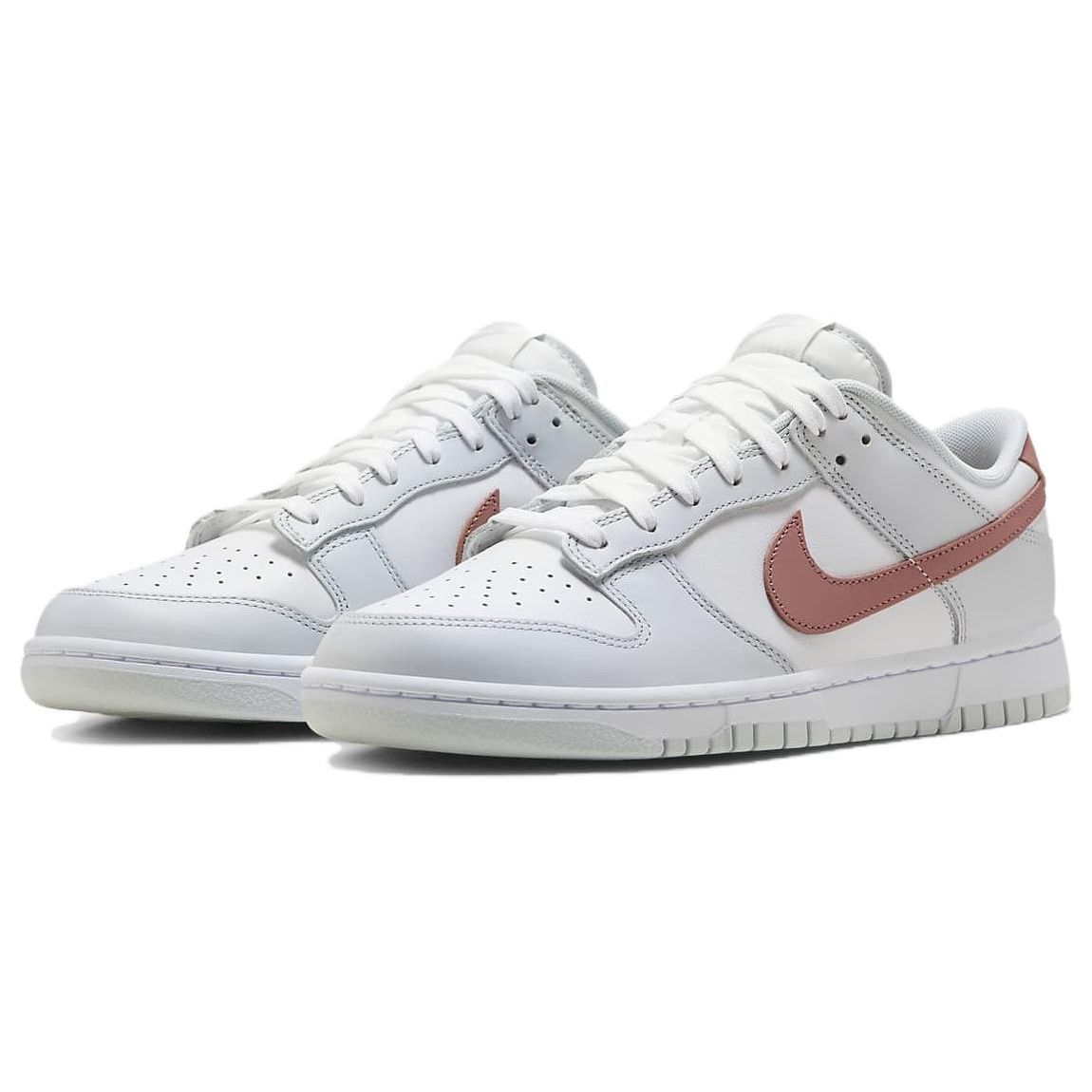Nike Dunk Low Pure Platinum Rose Whisper Unisex Tenisky Biela HF0730-160 36.5-image