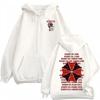 Resident Evil Requiemm Zipper Hoodie Fashionable Violent Aesthetics Retro Street Style Printed Pattern Hoodie Daily Dressing