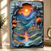 Papercraft Fantasy D Printed Texture Poster Personalized Wall Art Retro Metal Tin Signs for Decor Living Room Home Decorations