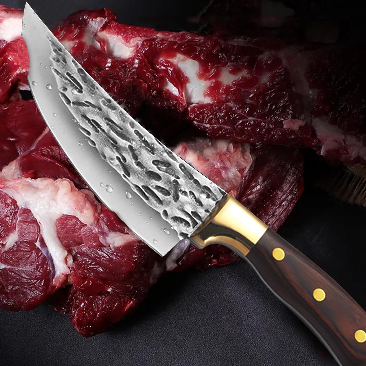 

Шеф-нож для разделки из нержавеющей стали Ручной ковки Кухонный нож Филейный нож Мясницкий нож Нож для готовки boning knife