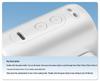 Portable High-Speed Waist Fan: USB Rechargeable, Strong Wind, Low Noise, Ideal for Outdoor High Heat.