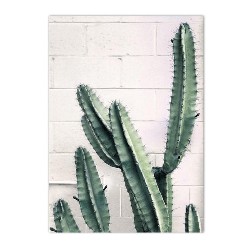 Green Leaves Cactus Mosque Morocco Door Posters Prints Canvas Painting Islamic Calligraphy Wall Art Pictures Living Room Decor